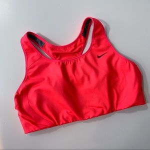 Nike Neon Pink Sports Bra Large